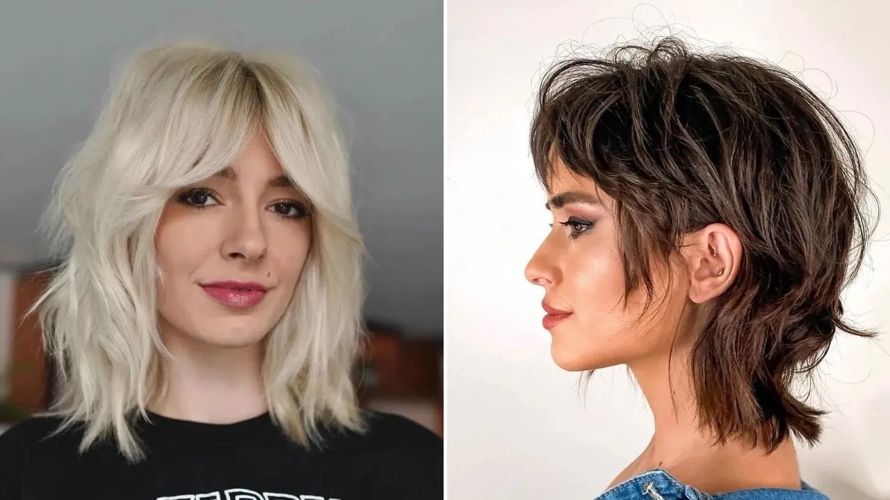 wolf cut hair